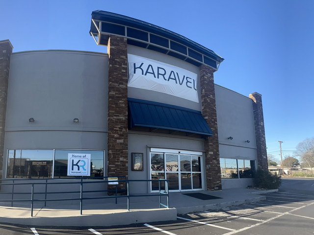 Karavel Shoes location, Anderson Lane front entrance.