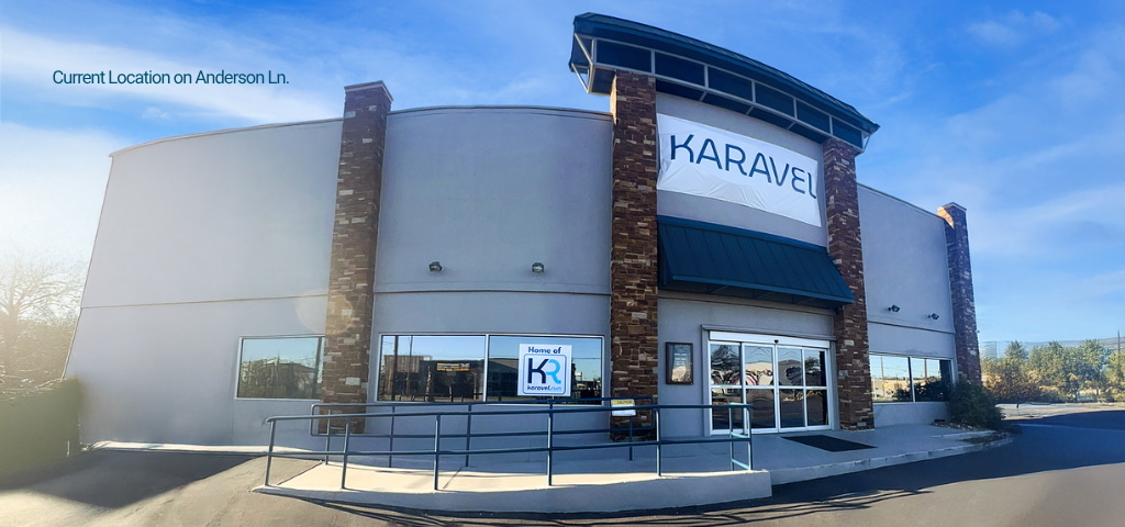 Karavel Shoes location, Anderson Lane front entrance.