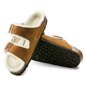 Arizona Shearling Suede Leather - Birkenstock - Karavel Shoes - karavelshoes.com