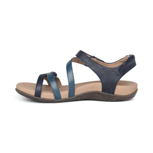 Jess Adjustable Quarter Strap Sandal - Aetrex - Karavel Shoes - karavelshoes.com
