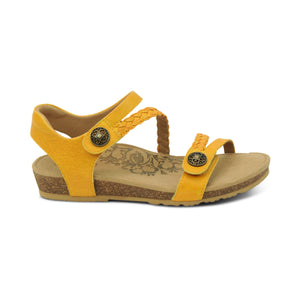 Jillian Braided Quarter Strap - Aetrex - Karavel Shoes - karavelshoes.com