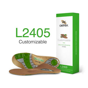 L2405M Men's Customizable Orthotics W/ Metatarsal Support - Aetrex - Karavel Shoes - karavelshoes.com