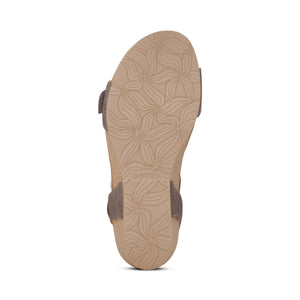 Lexa Quarter Strap Wedge - Aetrex - Karavel Shoes - karavelshoes.com