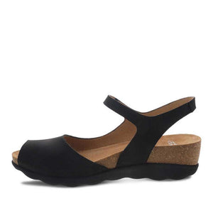Marcy Black Milled Nubuck - Dansko - Karavel Shoes - karavelshoes.com