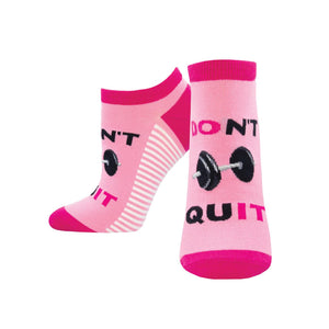Women's "Don't Quit, Do It" Socks - Socksmith - Karavel Shoes - karavelshoes.com