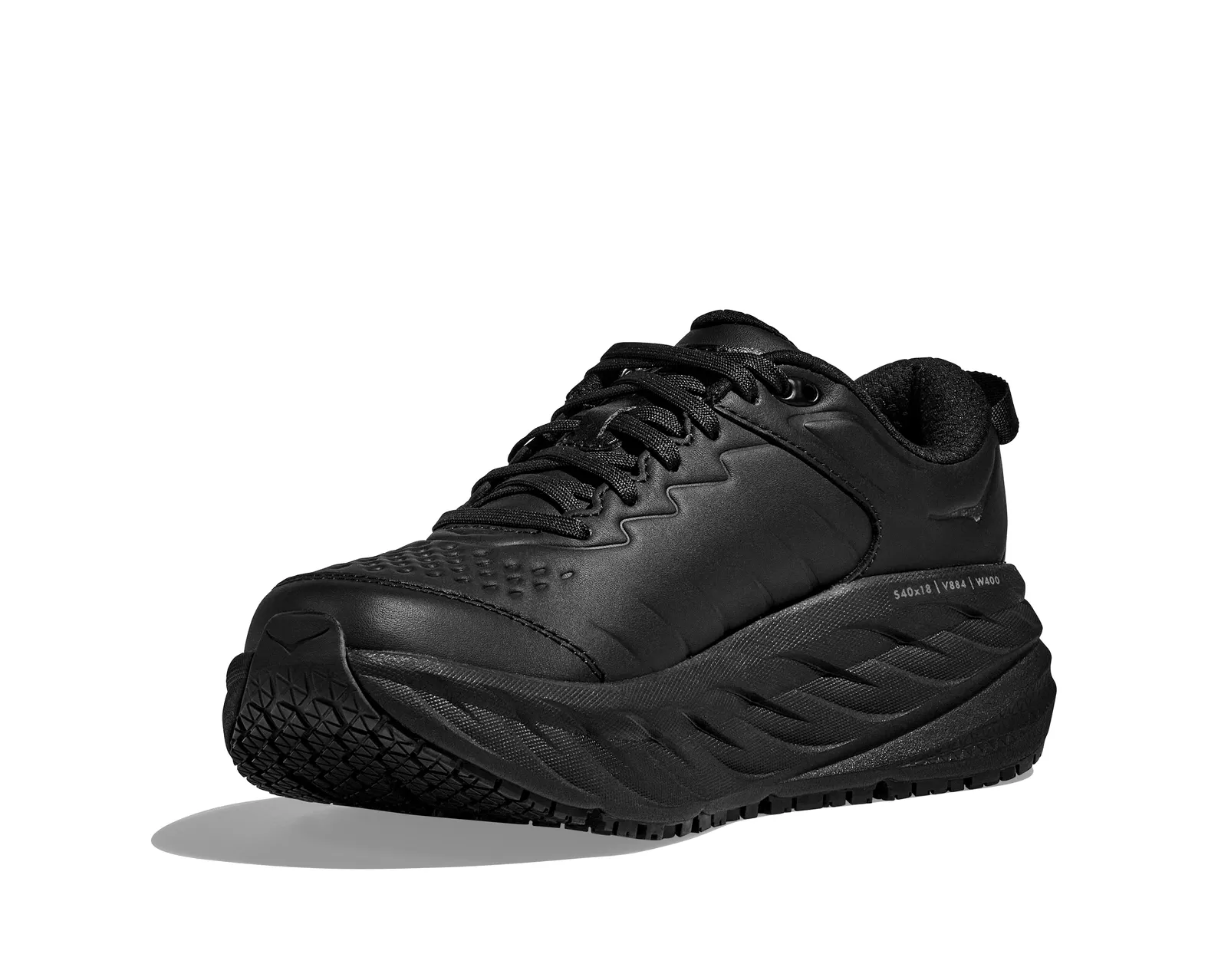 ★Hoka★Hoka Bondi SR Black★大人気★ Men's Bondi SR Cushioned Leather Slip Resistant Shoe | HOKA®